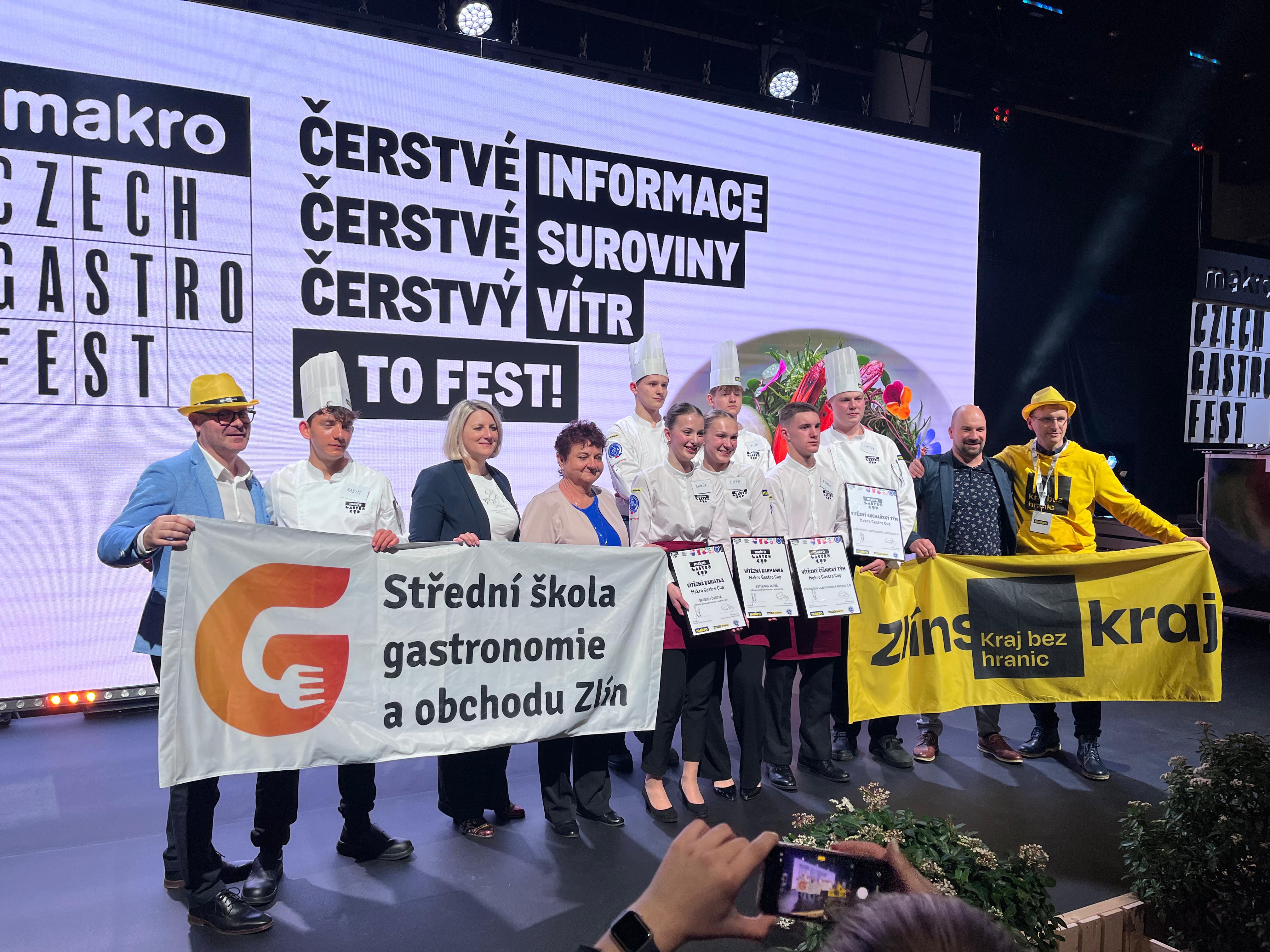 Střední škola gastronomie a obchodu Zlín zazářila na Makro Czech Gastro Festu 2026 Střední škola gastronomie a obchodu Zlín zazářila na Makro Czech Gastro Festu 2026